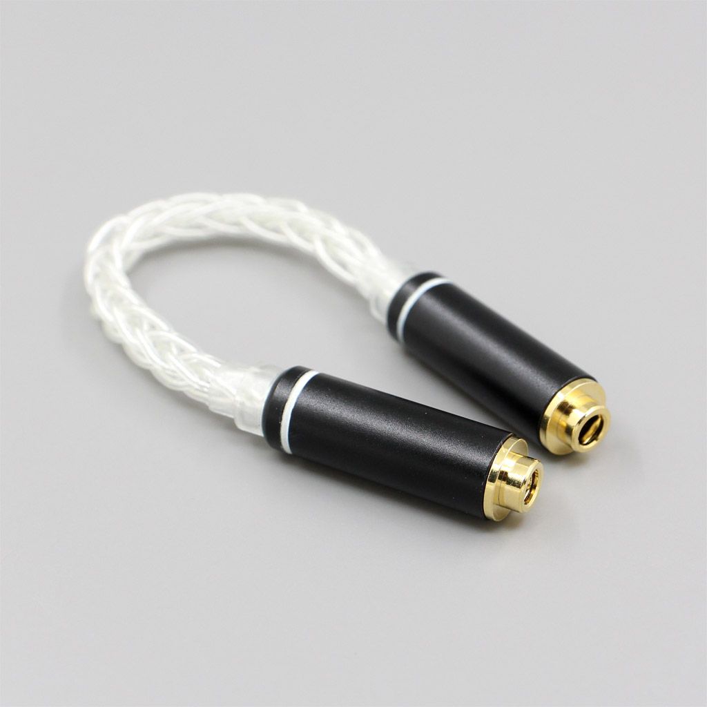 99% Pure Silver 3.5mm Female To Female Cable For HIFIMAN Bluemini R2R BT 5.0 headphone module HIFI AMP
