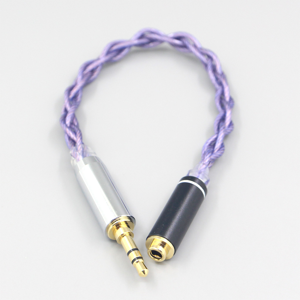 Type2 1.8mm 140 cores litz 7N OCC Headphone Cable For 3.5mm xlr 6.5 2.5mm male 4.4mm Male to 3.5mm female Ifi Zen DAC