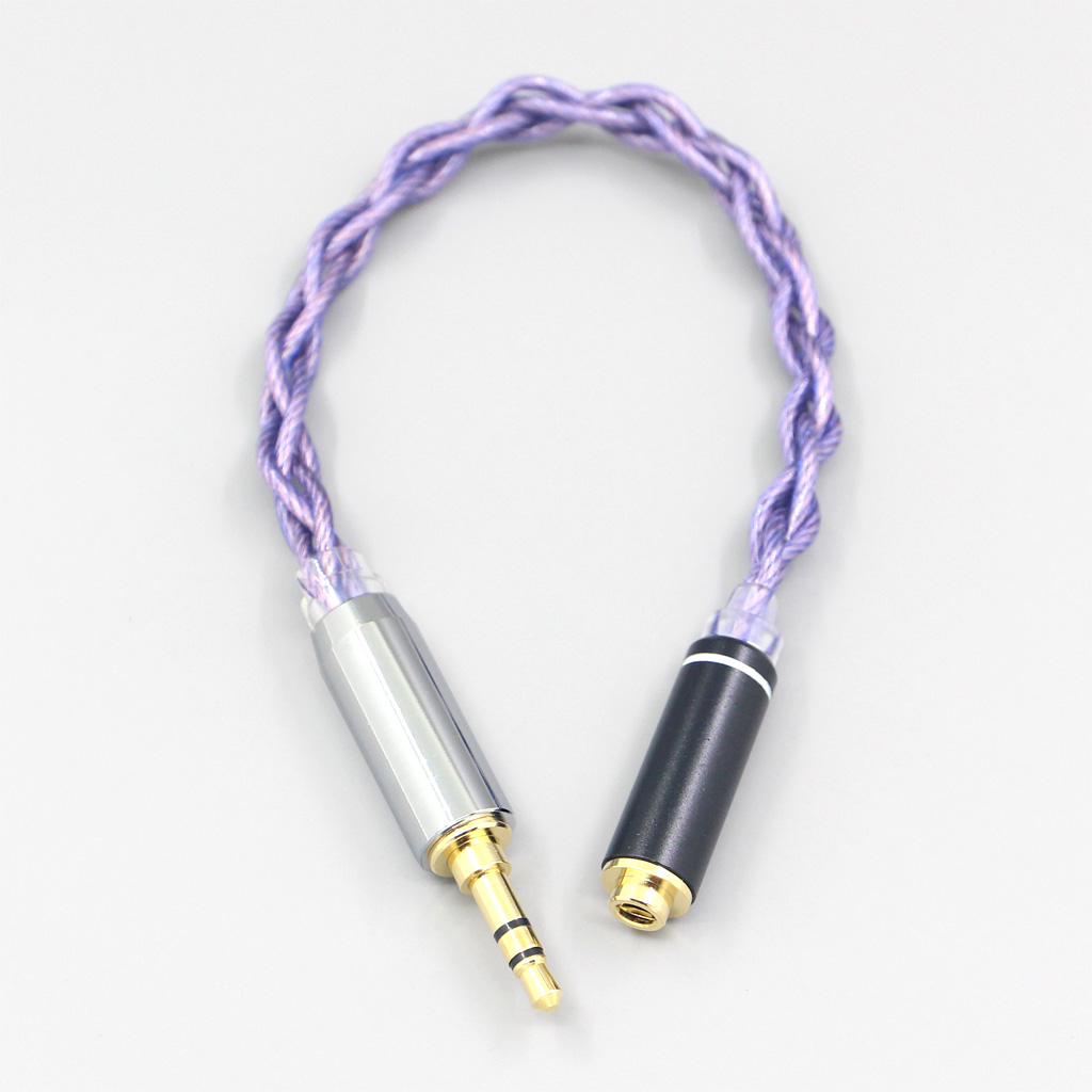 Type2 1.8mm 140 cores litz 7N OCC Headphone Cable For 3.5mm xlr 6.5 2.5mm male 4.4mm Male to 3.5mm female Ifi Zen DAC