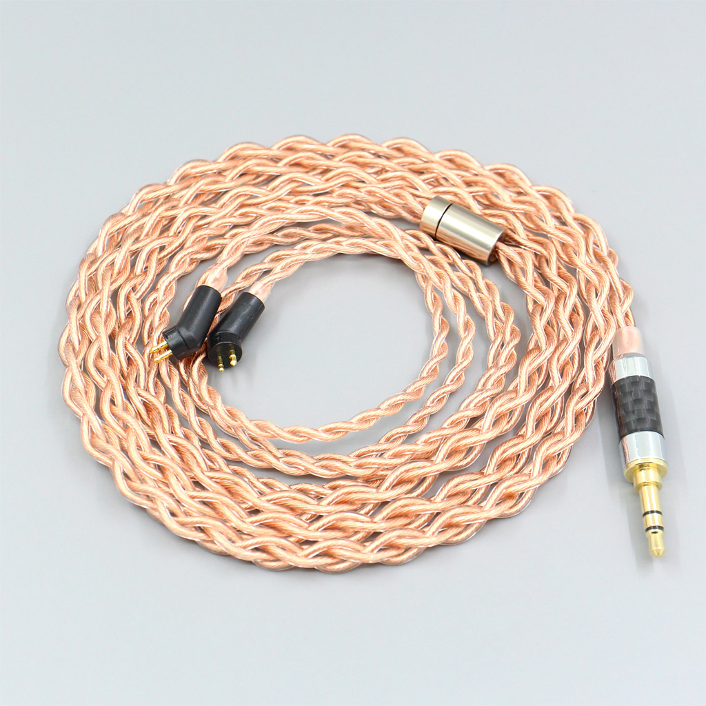 4 Core 1.7mm Litz HiFi-OFC Earphone Braided Cable For Etymotic ER4B ER4PT ER4S ER6I ER4 2pin