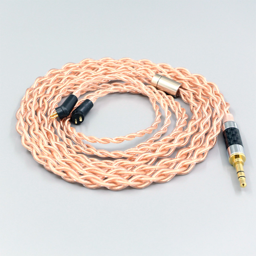 4 Core 1.7mm Litz HiFi-OFC Earphone Braided Cable For Etymotic ER4B ER4PT ER4S ER6I ER4 2pin