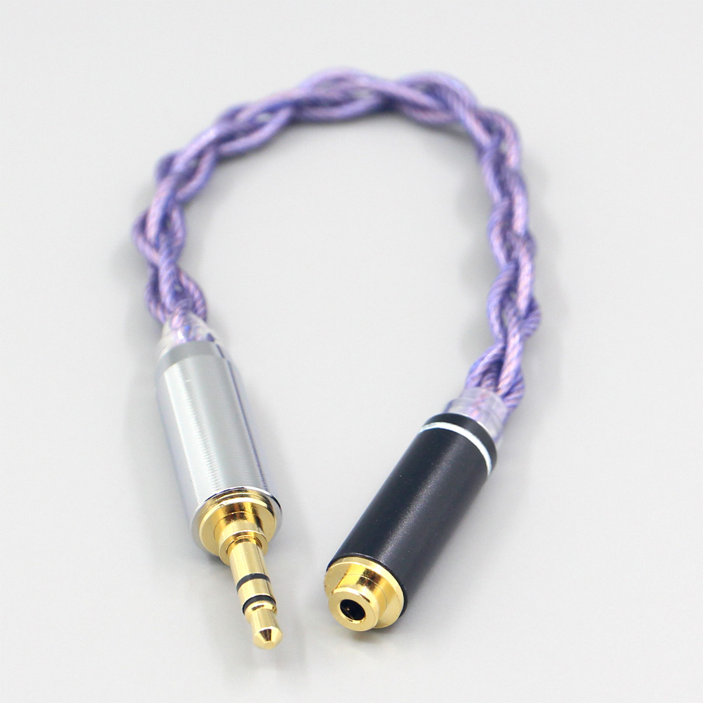 Type2 1.8mm 140 cores litz 7N OCC Headphone Cable For 3.5mm xlr 6.5 2.5mm male 4.4mm Male to 2.5mm female Ifi Zen DAC