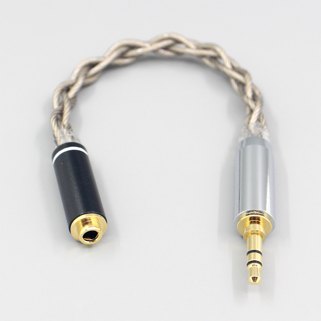 99% Pure Silver + Graphene Silver Plated Shield Earphone Cable For 3.5mm xlr 6.5 2.5mm male 4.4mm to 3.5mm female IFI DAC