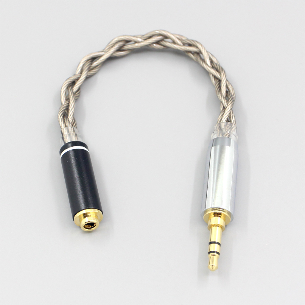 99% Pure Silver + Graphene Silver Plated Shield Earphone Cable For 3.5mm xlr 6.5 2.5mm male 4.4mm to 3.5mm female IFI DAC