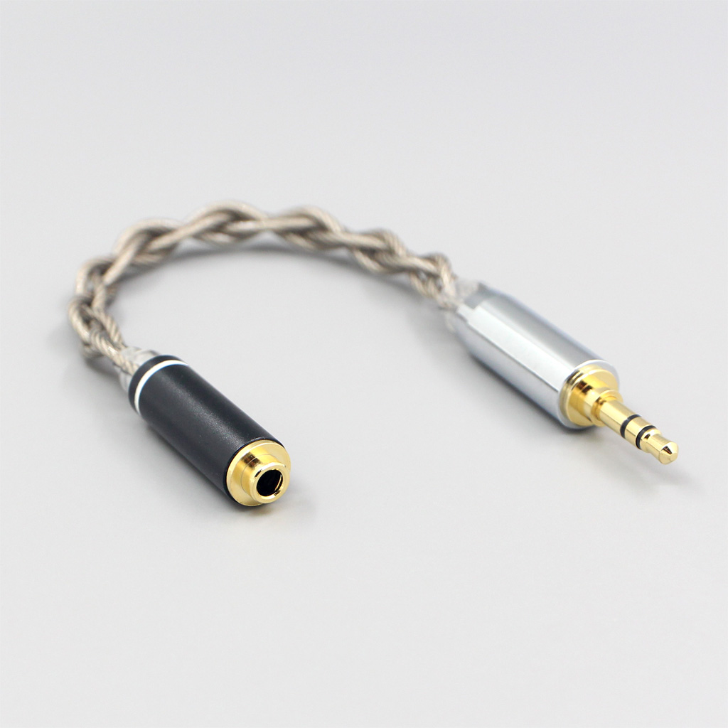 99% Pure Silver + Graphene Silver Plated Shield Earphone Cable For 3.5mm xlr 6.5 2.5mm male 4.4mm to 3.5mm female IFI DAC