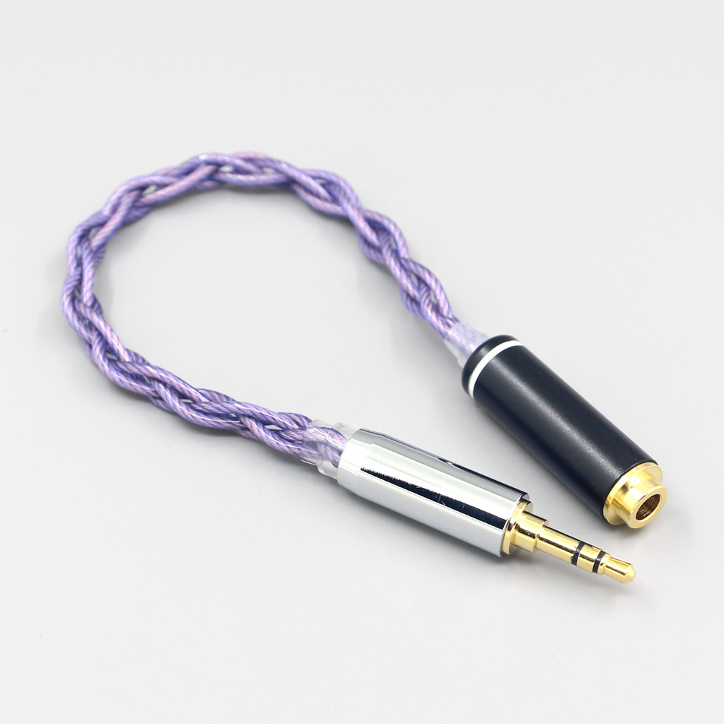 Type2 1.8mm 140 cores litz 7N OCC Headphone Cable For 3.5mm xlr 6.5 2.5mm male 4.4mm Male to 4.4mm female Ifi Zen DAC