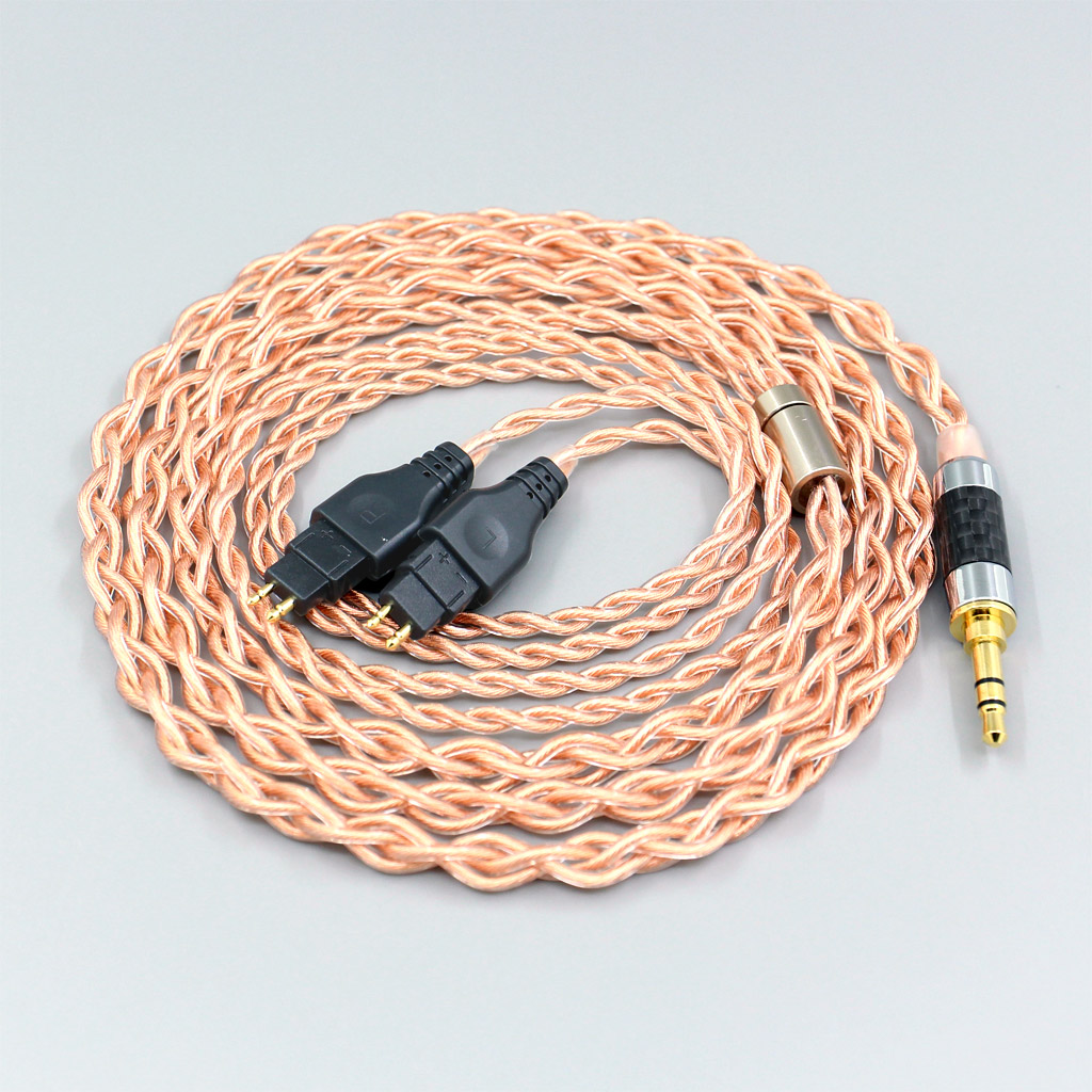 4 Core 1.7mm Litz HiFi-OFC Earphone Braided Cable For Sennheiser HD580 HD600 HD650 HDxxx HD660S HD58x HD6xx