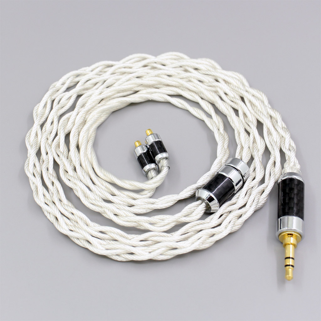Graphene 7N OCC Silver Plated Shielding Coaxial Earphone Cable For Acoustune HS 1695Ti 1655CU 1695Ti 1670SS 4 core