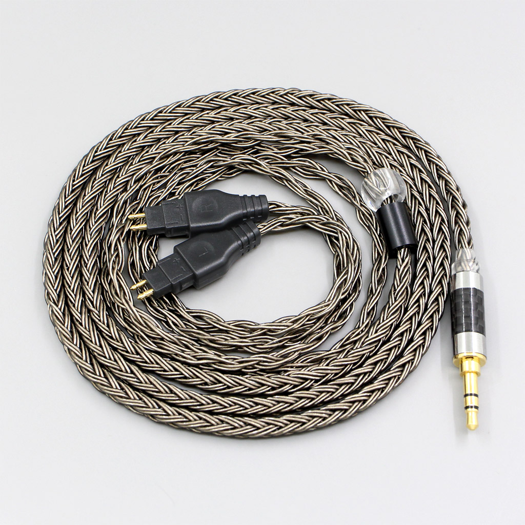 16 Core Grey Earphone Cable For Sennheiser HD580 HD600 HD650 HDxxx HD660S HD58x HD6xx Headphone