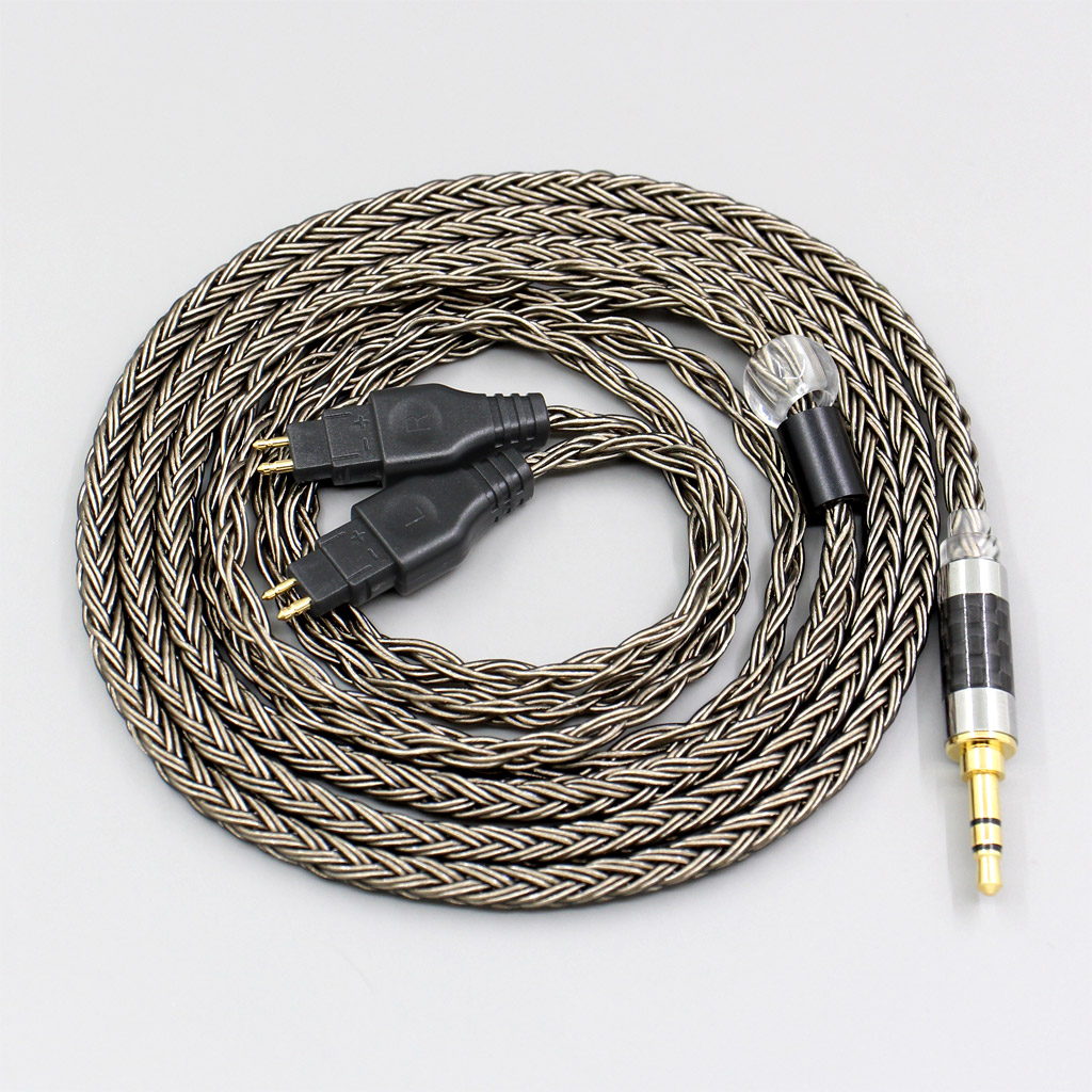 16 Core Grey Earphone Cable For Sennheiser HD580 HD600 HD650 HDxxx HD660S HD58x HD6xx Headphone