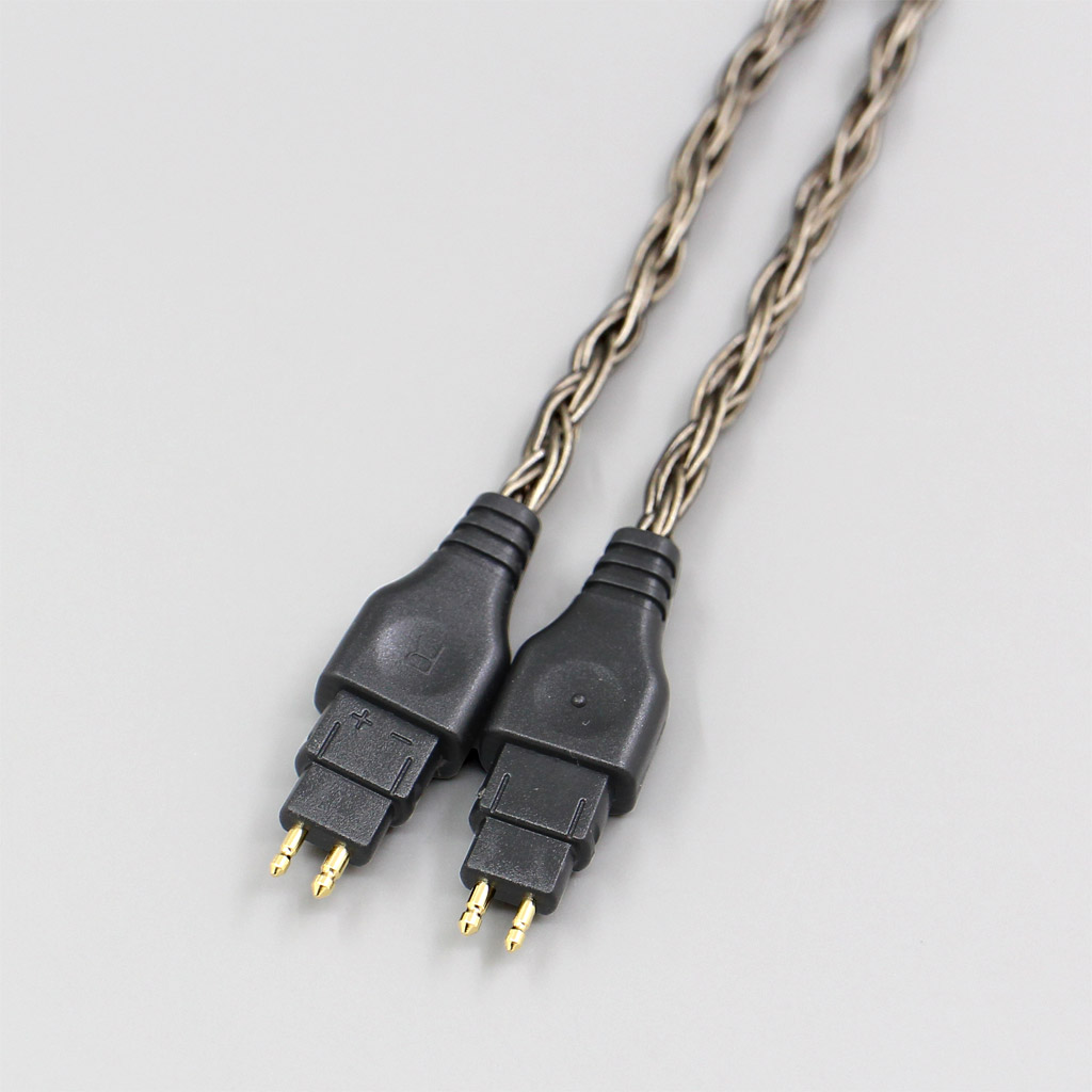 16 Core Grey Earphone Cable For Sennheiser HD580 HD600 HD650 HDxxx HD660S HD58x HD6xx Headphone