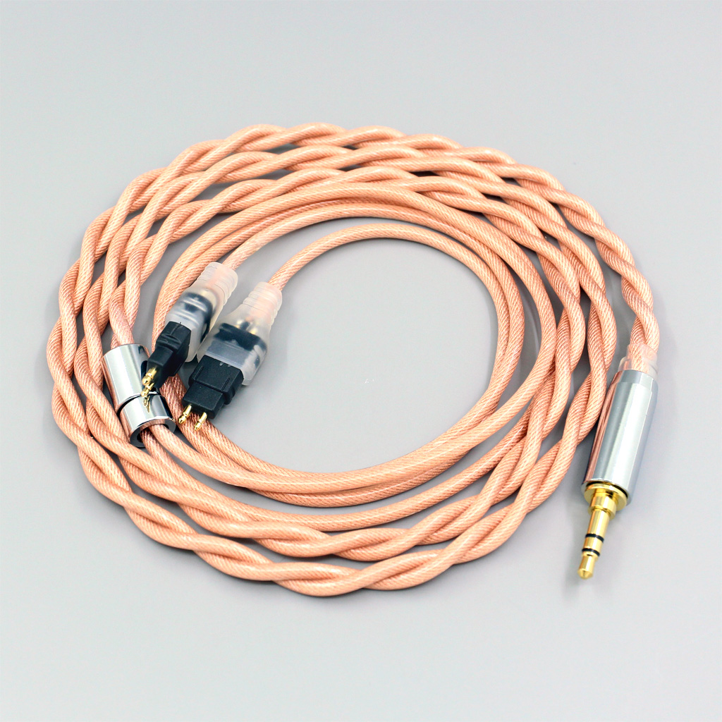 Type6 756 core Shielding 7n Litz OCC Earphone Cable For Sennheiser HD580 HD600 HD650 HDxxx HD660S HD58x HD6xx