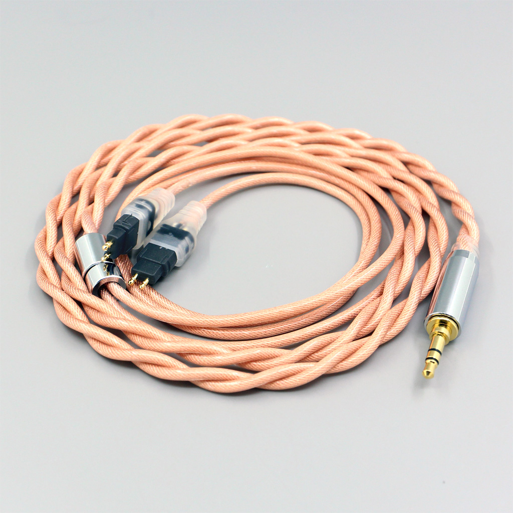 Type6 756 core Shielding 7n Litz OCC Earphone Cable For Sennheiser HD580 HD600 HD650 HDxxx HD660S HD58x HD6xx