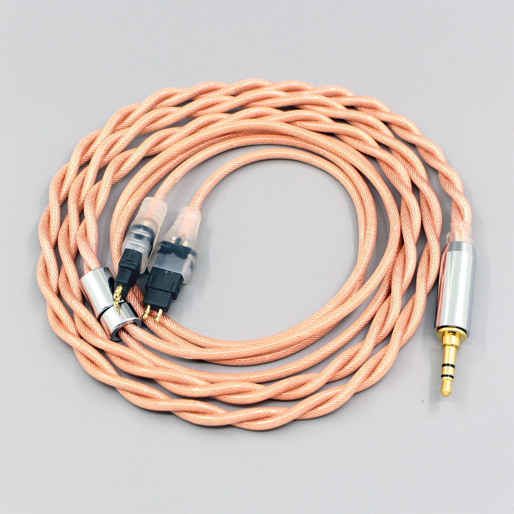 Type6 756 core Shielding 7n Litz OCC Earphone Cable For Sennheiser HD580 HD600 HD650 HDxxx HD660S HD58x HD6xx