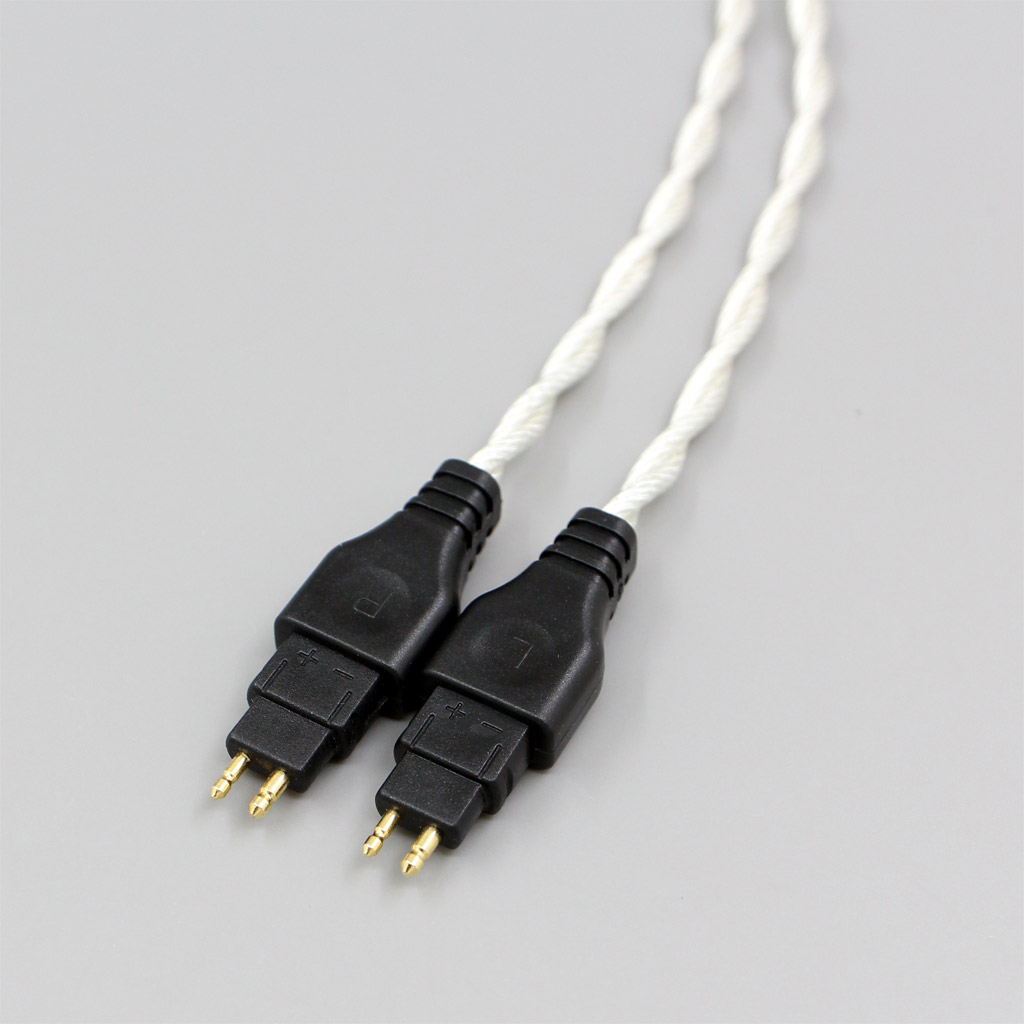 Graphene 7N OCC Silver Plated Coaxial Earphone Cable For Sennheiser HD580 HD600 HD650 HDxxx HD660S HD58x HD6xx