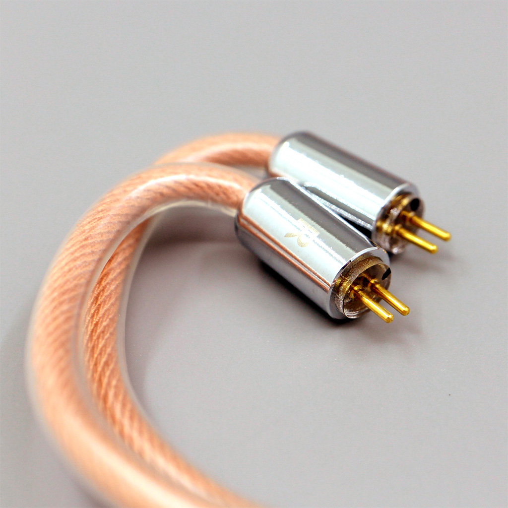 Type6 756 core Shielding 7n Litz OCC Earphone Cable For 0.78mm Flat Step JH Audio JH16 Pro JH11 Pro 5 6 7 BA