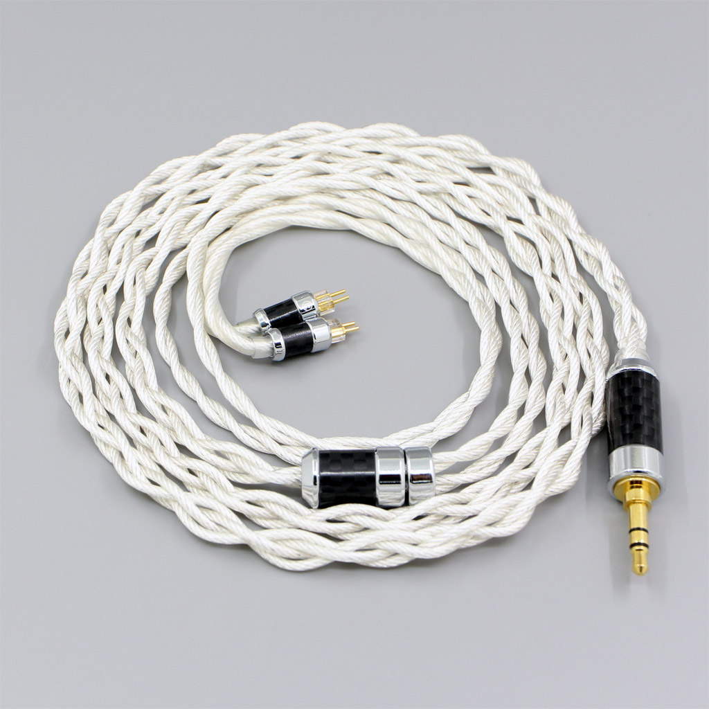 Graphene 7N OCC Silver Plated Shielding Coaxial Earphone Cable For 0.78mm 2 Pin Westone W4r UM3X UM3RC JH13 High Step 