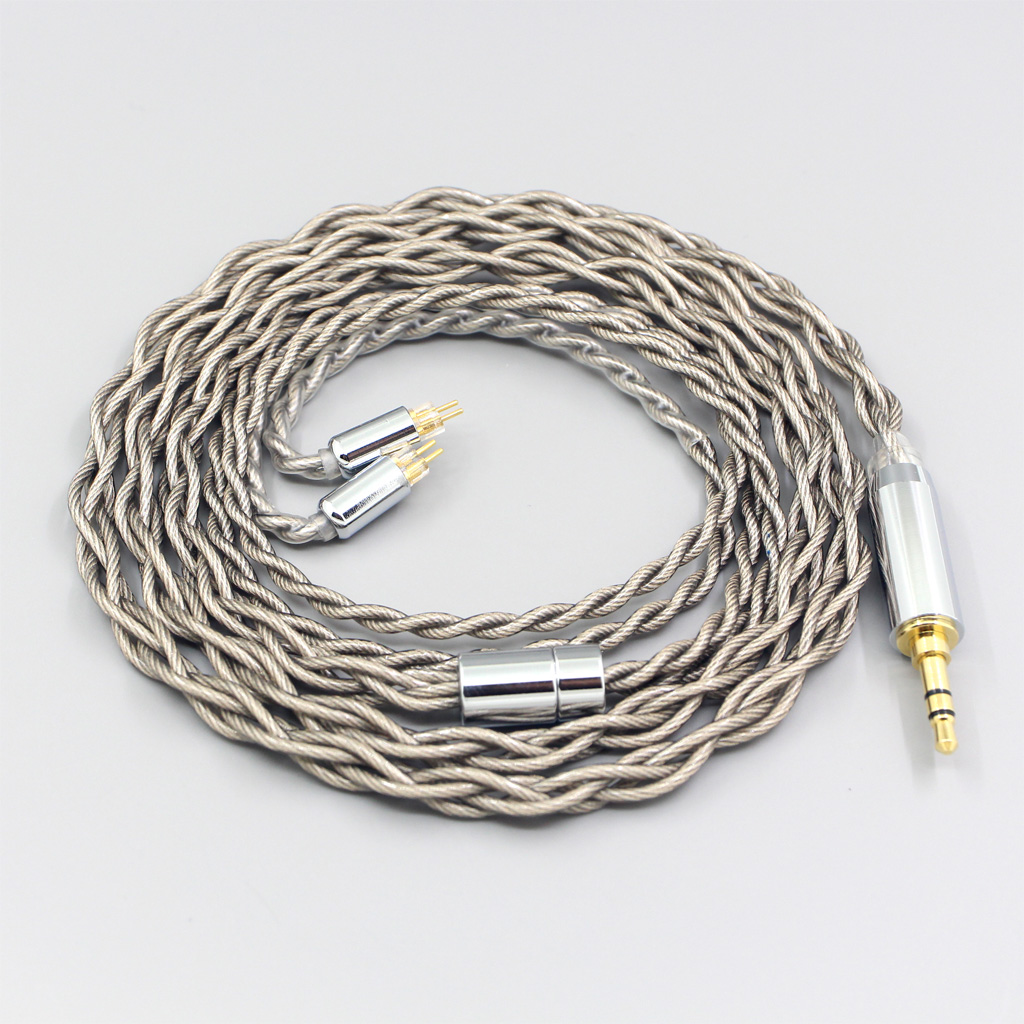99% Pure Silver + Graphene Silver Plated Shield Earphone Cable For 0.78mm BA Westone W4r UM3X UM3RC JH13 High Step 