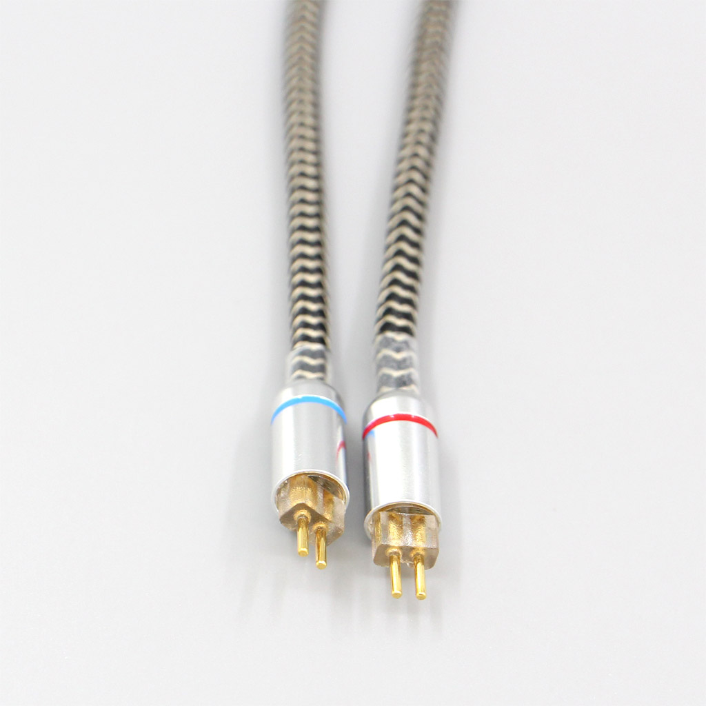 2 Core 2.8mm Litz OFC Earphone Shield Braided Sleeve Cable  For 0.78mm BA Westone W4r UM3X UM3RC JH13 High Step 