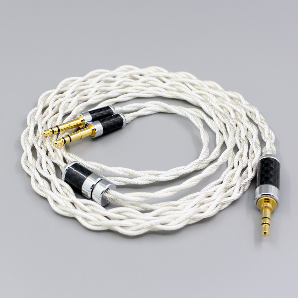 Graphene 7N OCC Silver Plated Type2 Earphone Cable For Final Audio D8000 AFDS D8000 pro Design Pandora Hope vi 