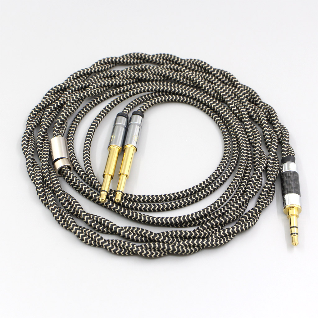 2 Core 2.8mm Litz OFC Earphone Shield Braided Sleeve Cable For Meze 99 meze99 Classics NEO NOIR Headset Headphone