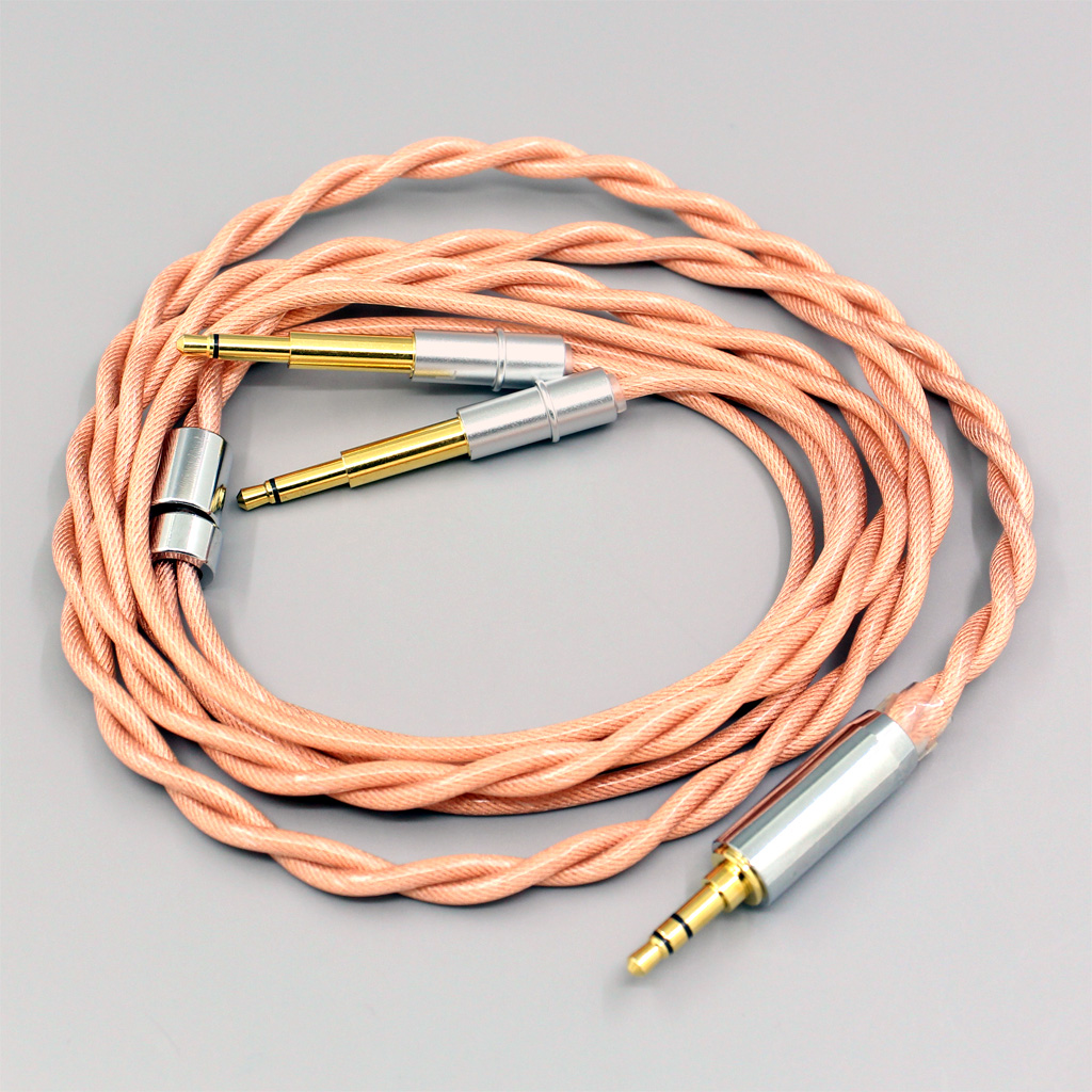 Type6 756 core Shielding 7n Litz OCC Earphone Cable For Meze 99 Classics NEO NOIR Headset Headphone