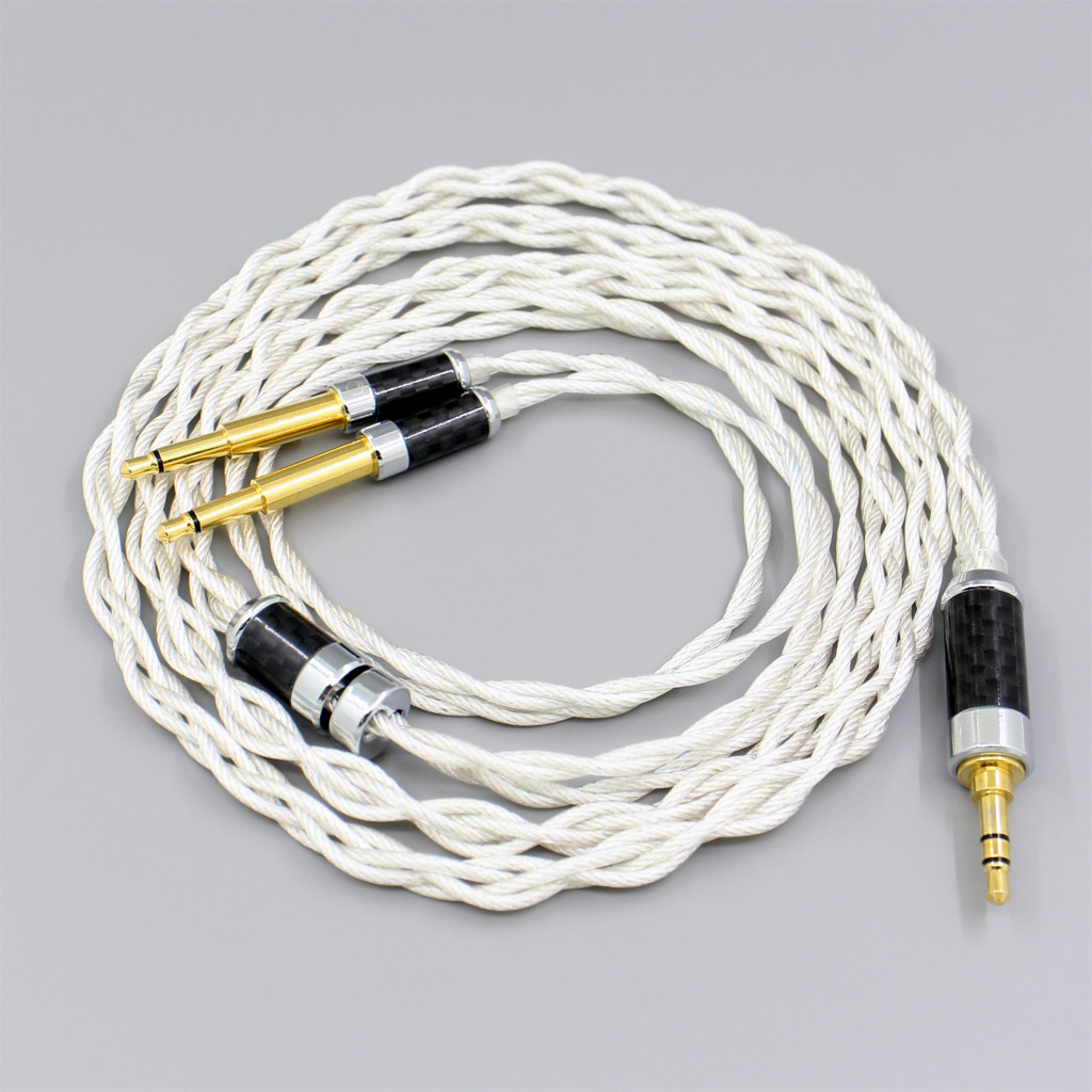 Graphene 7N OCC Silver Plated Shielding Coaxial Earphone Cable For Meze 99 Classics NEO NOIR Headset Headphone