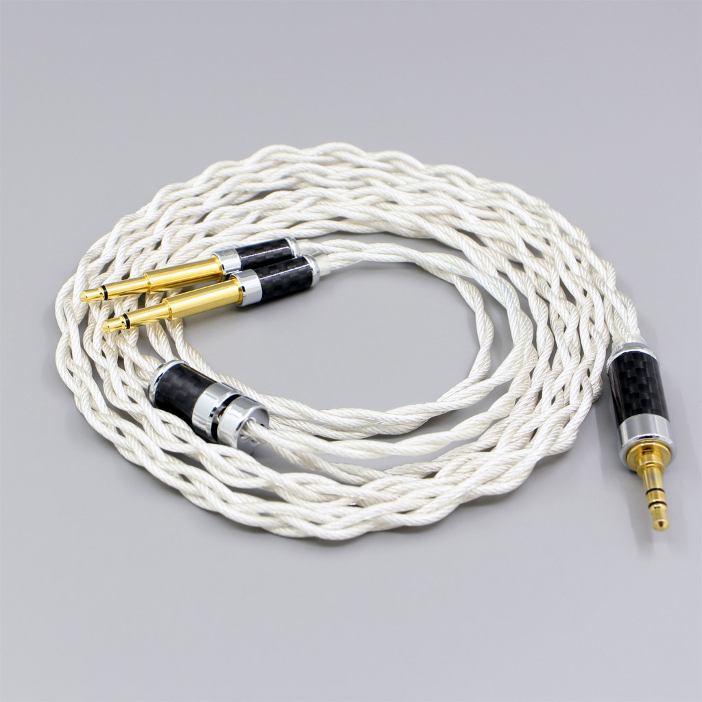 Graphene 7N OCC Silver Plated Shielding Coaxial Earphone Cable For Meze 99 Classics NEO NOIR Headset Headphone