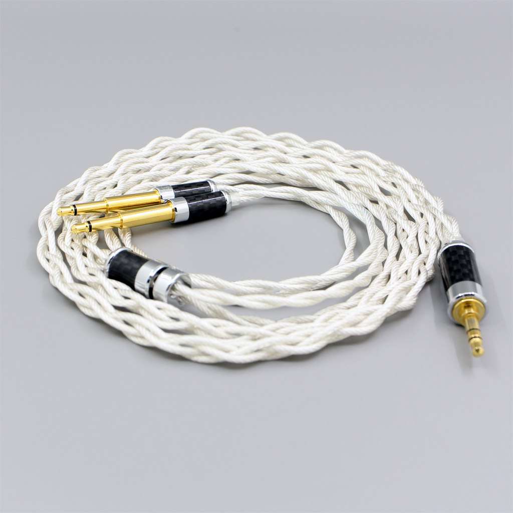 Graphene 7N OCC Silver Plated Shielding Coaxial Earphone Cable For Meze 99 Classics NEO NOIR Headset Headphone