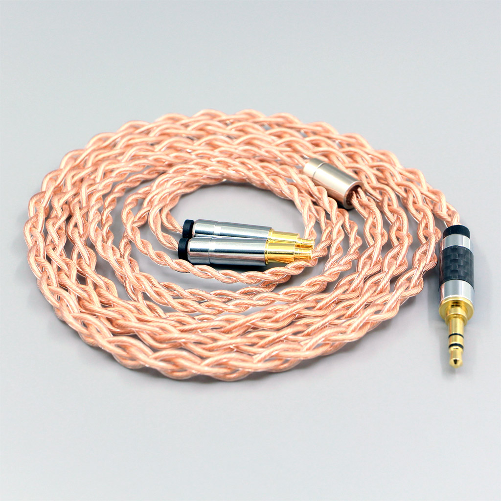 4 Core 1.7mm Litz HiFi-OFC Earphone Braided Cable For Audio Technica ATH-ADX5000 ATH-MSR7b 770H 990H A2DC Headphone