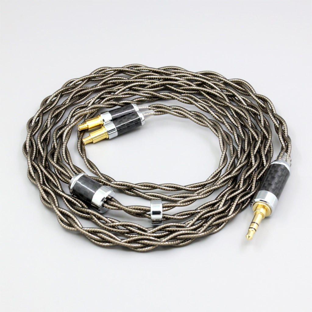 99% Pure Silver Palladium + Graphene Gold Shielding Earphone Cable For Audio Technica ATH-ADX5000 MSR7b 770H 990H A2DC