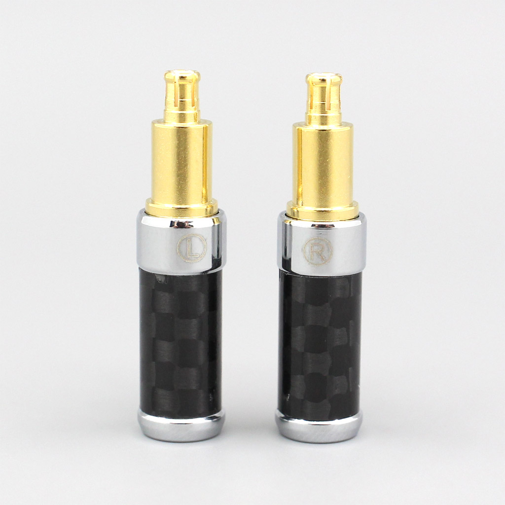 1pair Superbright Surface + Carbon Fibre Headphone pin For Audio Technica ATH-ADX5000 ATH-MSR7b 770H 990H A2DC