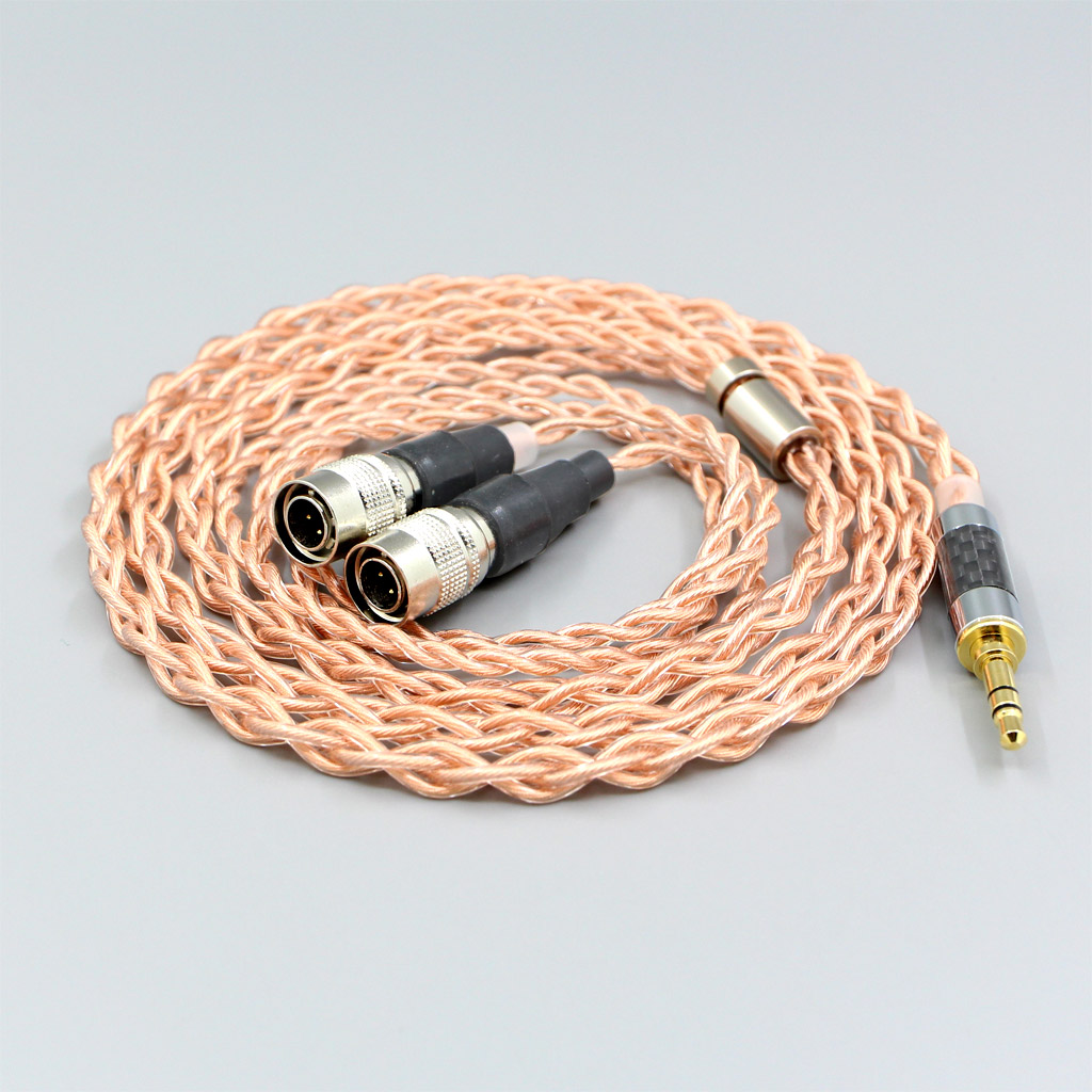 4 Core 1.7mm Litz HiFi-OFC Earphone Braided Cable For Mr Speakers Alpha Dog Ether C Flow Mad Dog AEON Headphone