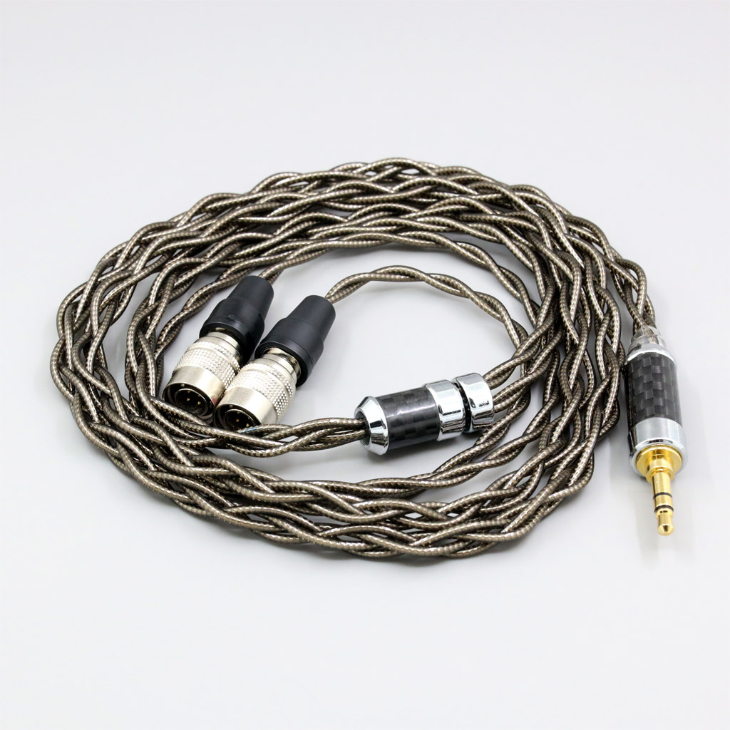 99% Pure Silver Palladium + Graphene Gold Earphone Shielding Cable For Mr Speakers Alpha Dog Ether C Flow Mad Dog AEON