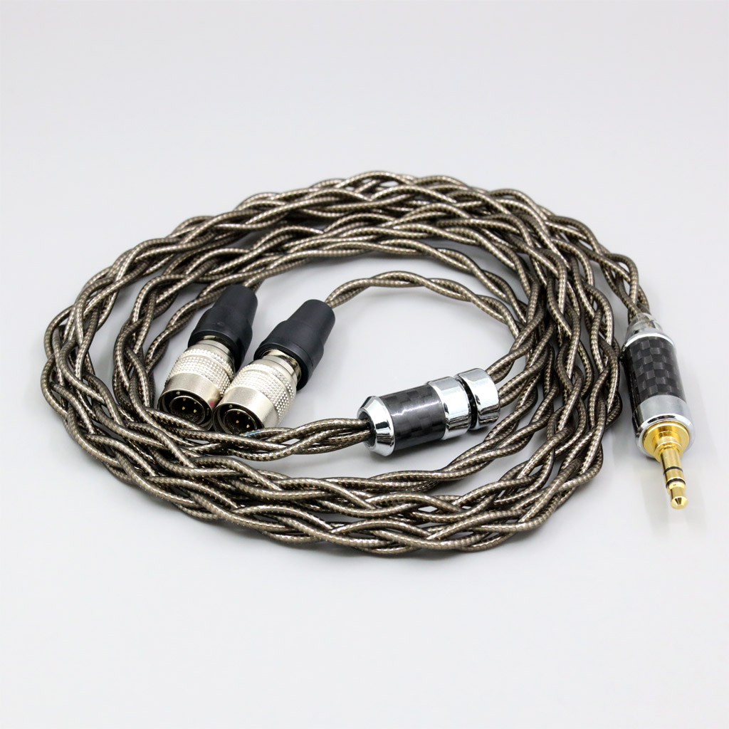 99% Pure Silver Palladium + Graphene Gold Earphone Shielding Cable For Mr Speakers Alpha Dog Ether C Flow Mad Dog AEON
