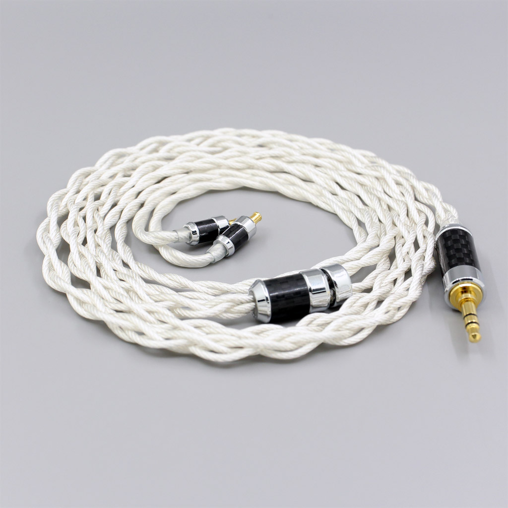 Graphene 7N OCC Silver Plated Coaxial Earphone Cable For Audio Technica ATH-CKR100 CKR90 CKS1100 CKR100IS CKS1100IS