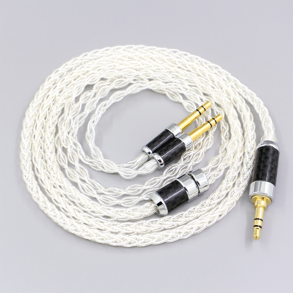 99% Pure Silver 8 Core Headphone Cable For Final Audio Design Pandora Hope vi D8000 AFDS D8000 pro Kennerton M12S