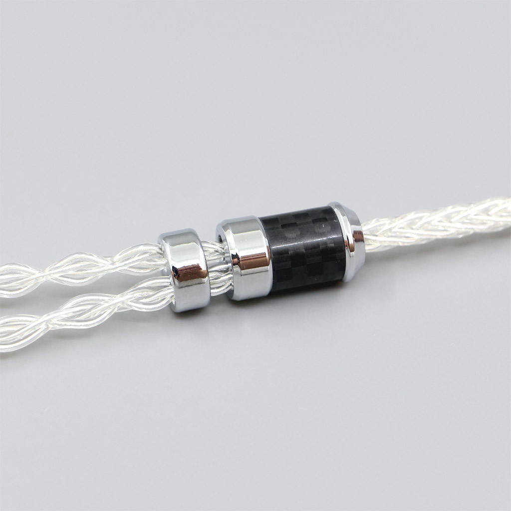 99.99% Pure Silver 8 Core Earphone Cable For 0.78mm BA Custom Westone W4r UM3X UM3RC JH13 JH16