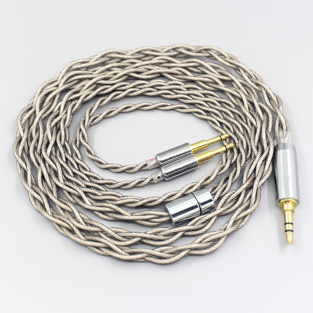 99% Pure Silver + Graphene Silver Plated Shield Earphone Cable For Sennheiser HD477 HD497 HD212 PRO EH250 EH350 