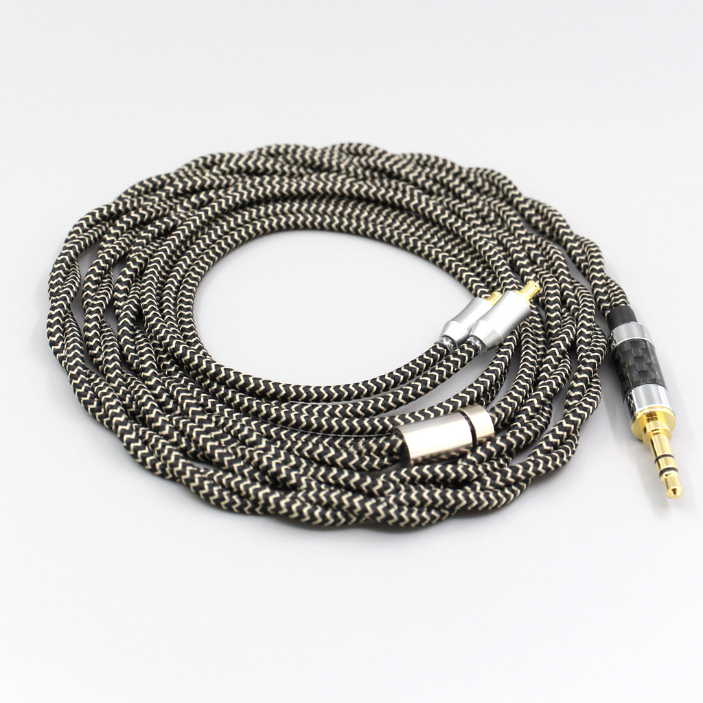 2 Core 2.8mm Litz OFC Earphone Shield Braided Sleeve Cable For Audio Technica ath-ls400 ls300 ls200 ls70 ls50 e40 e50 e70 312A