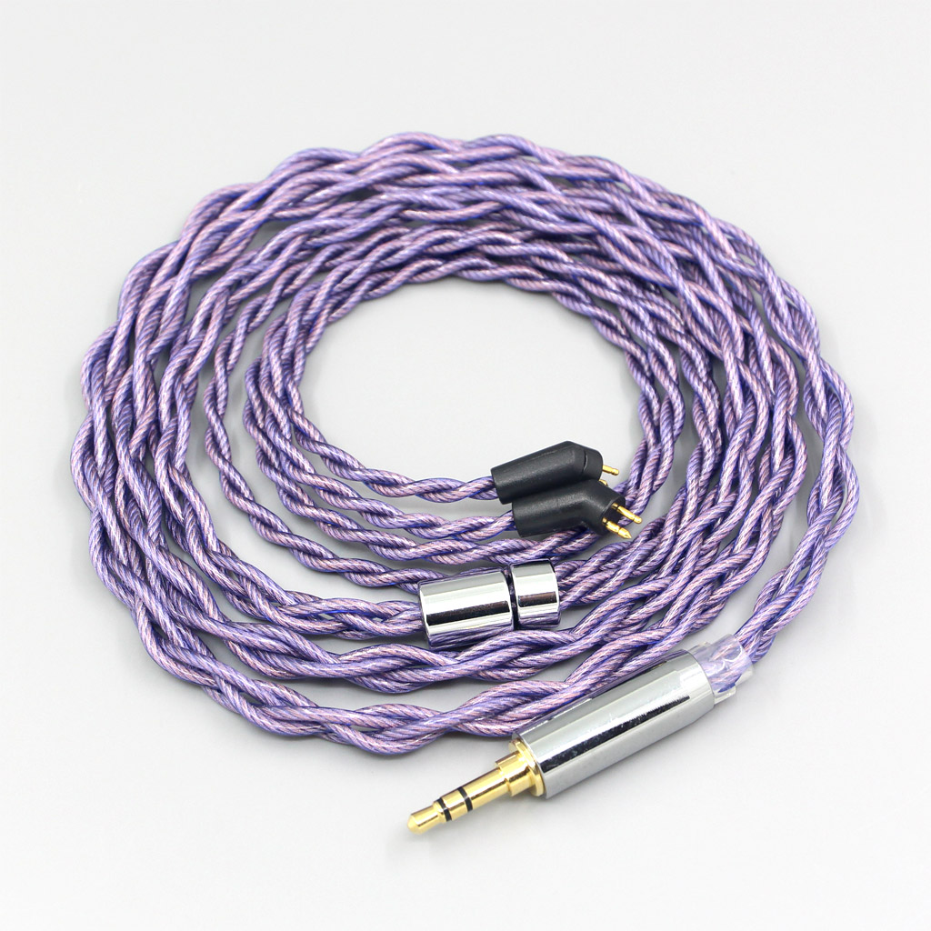 Type2 1.8mm 140 cores litz 7N OCC Headphone Earphone Cable For Etymotic ER4B ER4PT ER4S ER6I ER4 2pin 1.8mm