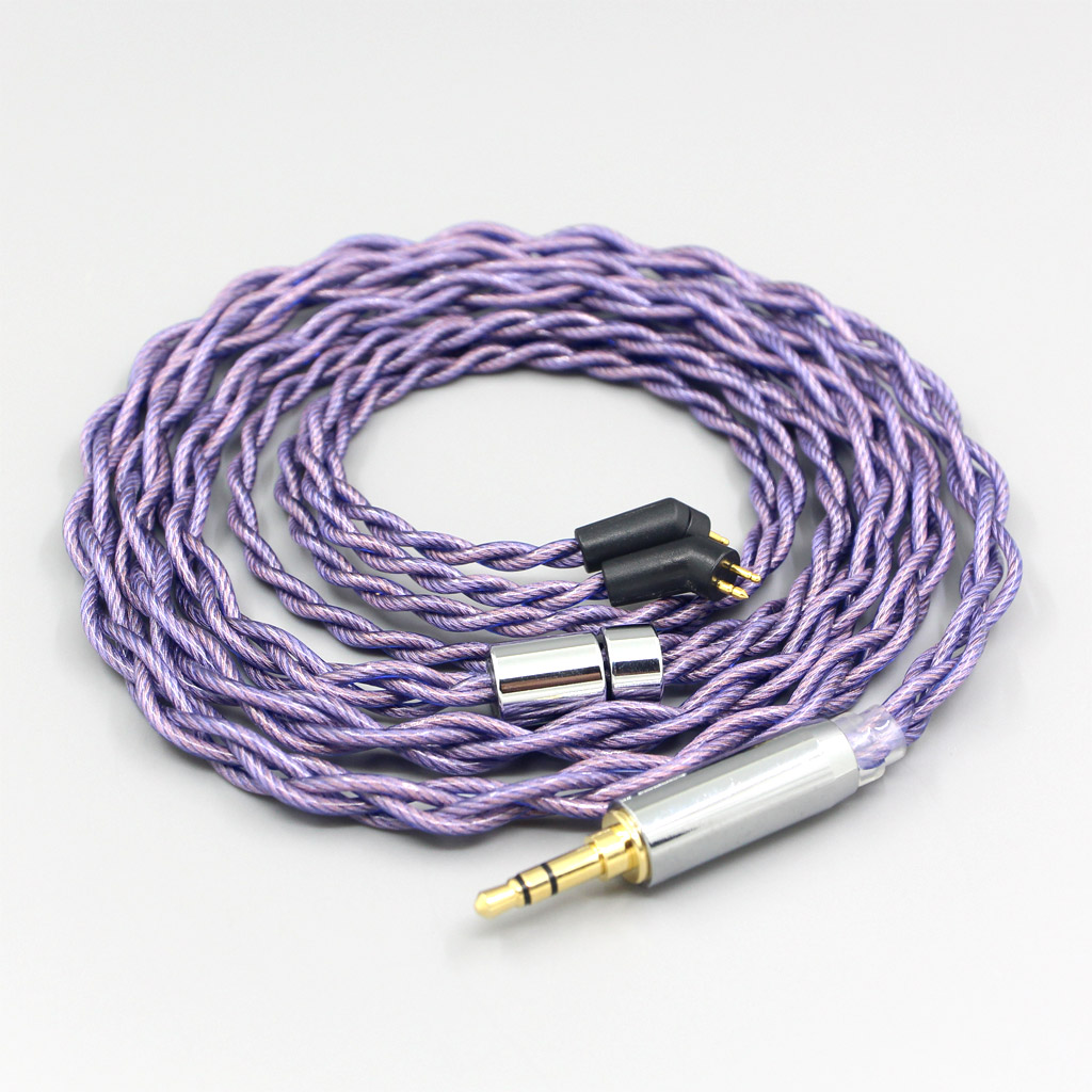 Type2 1.8mm 140 cores litz 7N OCC Headphone Earphone Cable For Etymotic ER4B ER4PT ER4S ER6I ER4 2pin 1.8mm