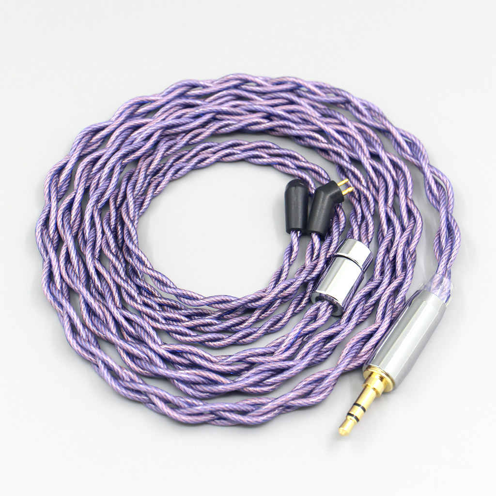 Type2 1.8mm 140 cores litz 7N OCC Headphone Earphone Cable For Etymotic ER4B ER4PT ER4S ER6I ER4 2pin 1.8mm