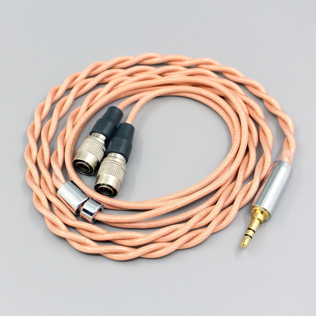 Type6 756 core Shielding 7n Litz OCC Earphone Cable For Mr Speakers Alpha Dog Ether C Flow Mad Dog AEON Headphone