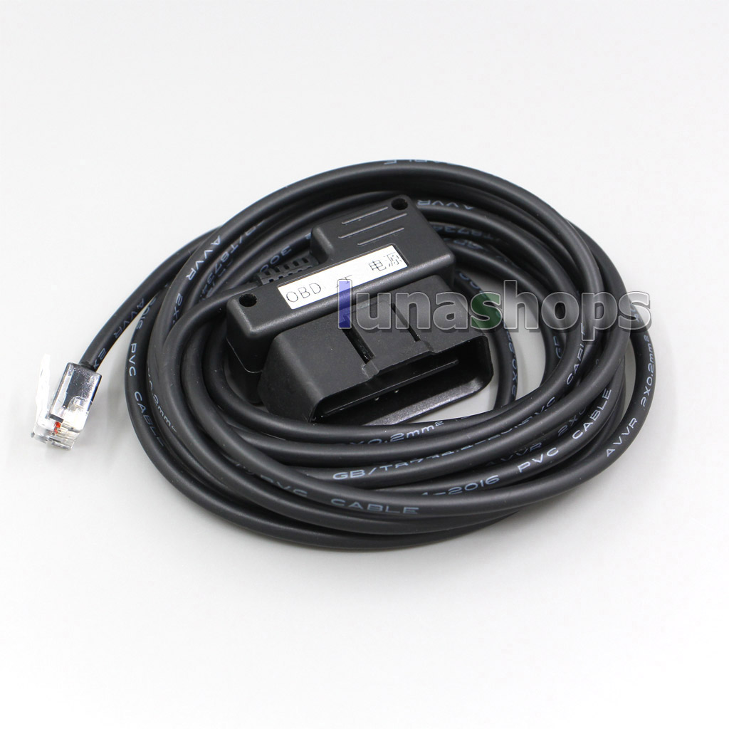 RJ11 Power Cable OBD Numerical Control Model For V1 Uniden R4 R7 R8 Escort Redline Max360 C Radar Detector 