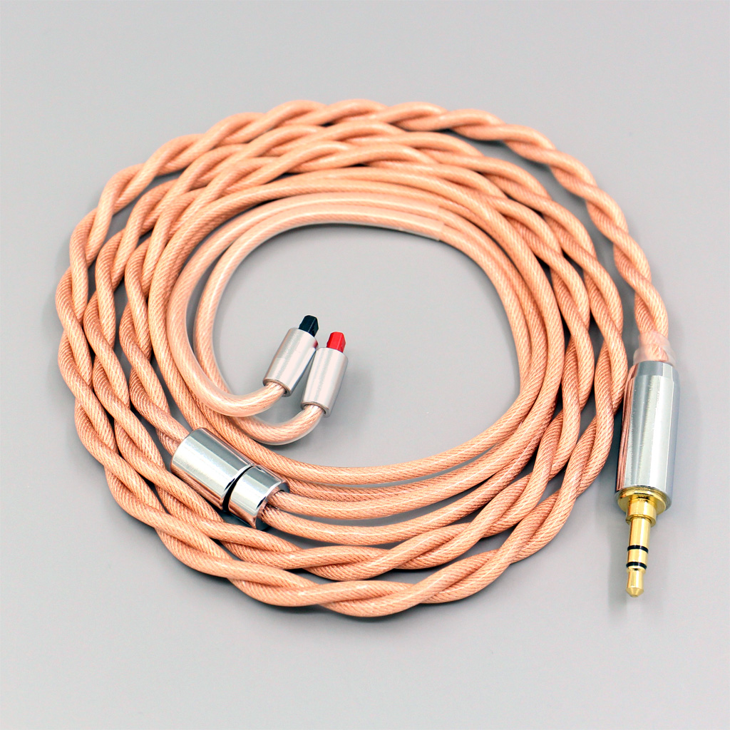 Type6 756 core Shielding 7n Litz OCC Earphone Cable for Audio-Technica ATH-IM50 IM70 IM01 IM02 IM03 IM04 2Core 2.8mm