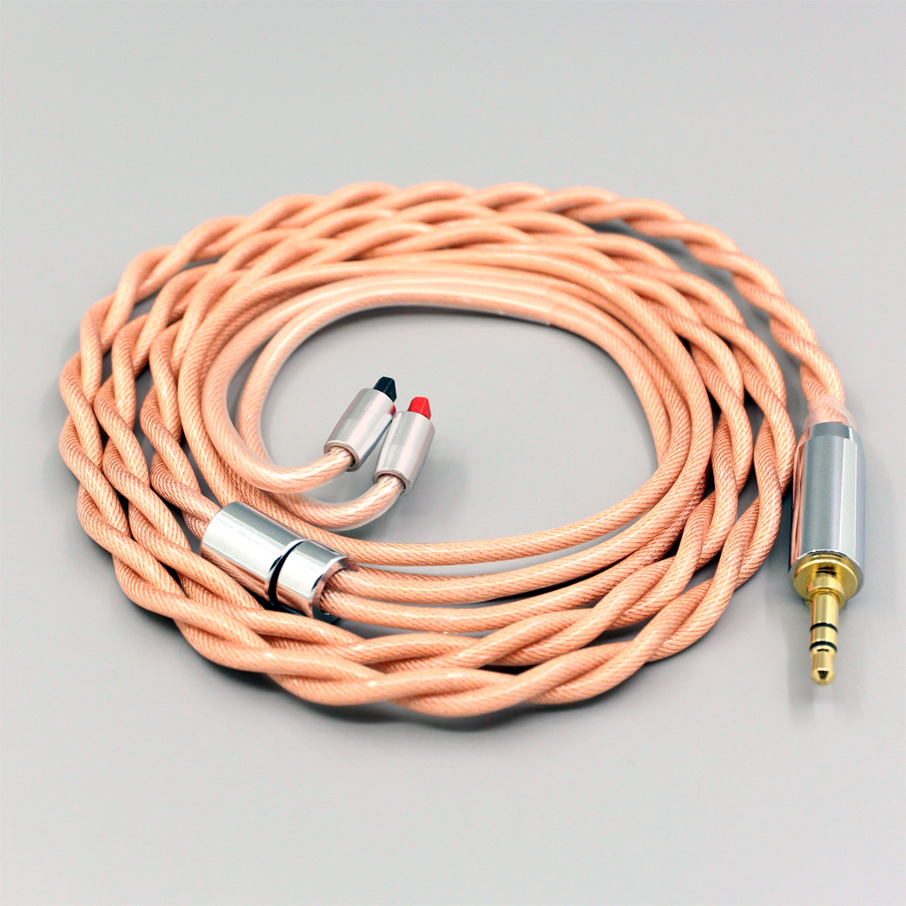 Type6 756 core Shielding 7n Litz OCC Earphone Cable for Audio-Technica ATH-IM50 IM70 IM01 IM02 IM03 IM04 2Core 2.8mm