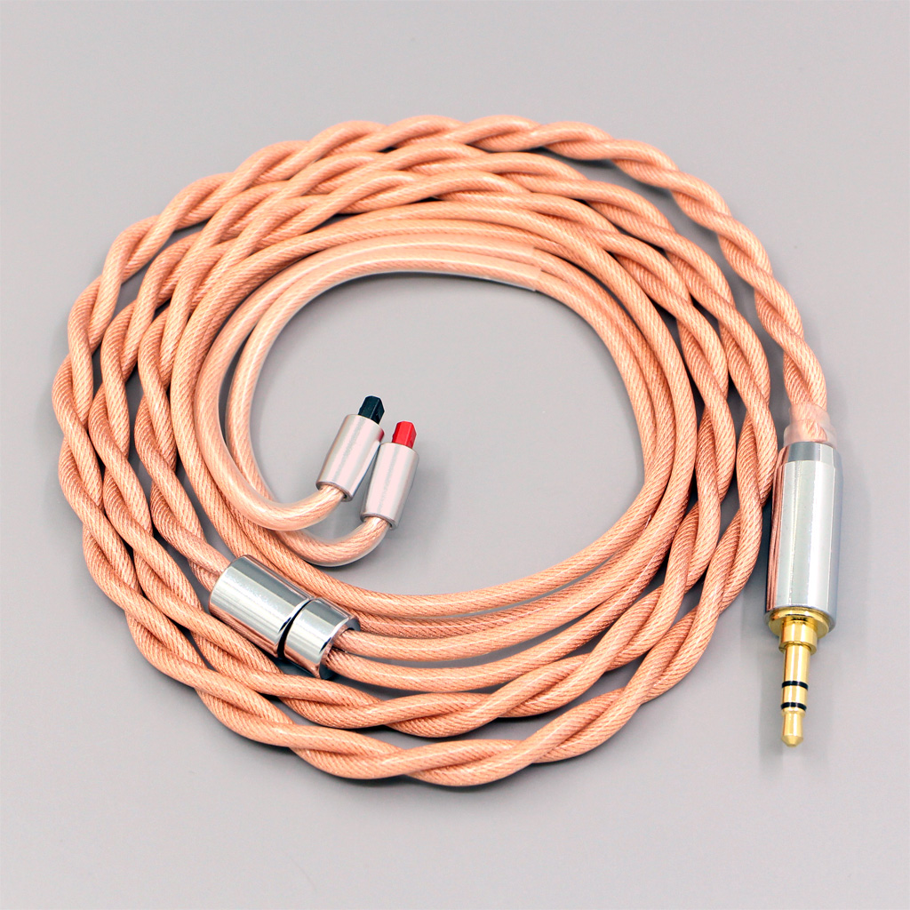 Type6 756 core Shielding 7n Litz OCC Earphone Cable for Audio-Technica ATH-IM50 IM70 IM01 IM02 IM03 IM04 2Core 2.8mm