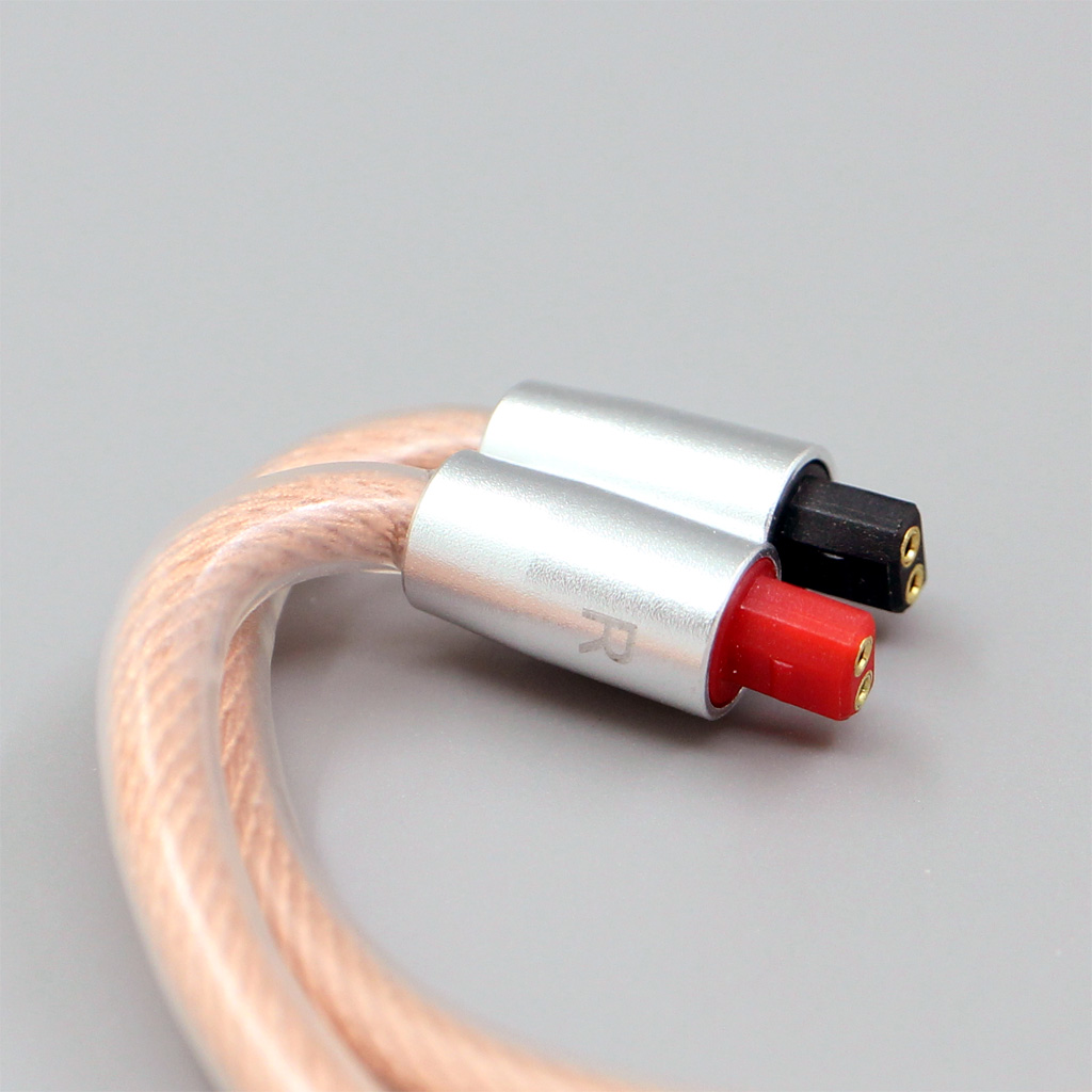 Type6 756 core Shielding 7n Litz OCC Earphone Cable for Audio-Technica ATH-IM50 IM70 IM01 IM02 IM03 IM04 2Core 2.8mm