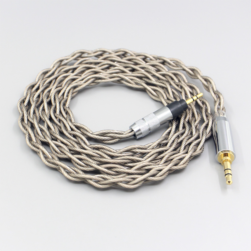 99% Pure Silver + Graphene Silver Plated Shield Earphone Cable For Sennheiser Urbanite XL On/Over Ear Headphone 